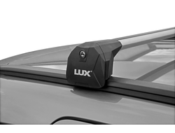 Багажная система БС6 LUX SCOUT серебристая на интегрированные рейлинги для Jaecoo J7 внедорожник 2023-