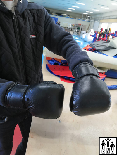 Перчатки снарядные, натуральная кожа DNN