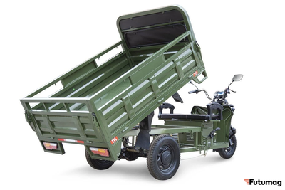 Грузовой электротрицикл Rutrike D4 NEXT 1800 72V1500W зеленый