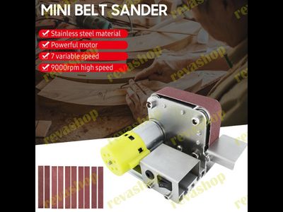 Ленточный гриндер мини шлифовальный станок