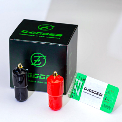 Роторная тату машинка EZ Dagger D-Pack Black (в блистере)