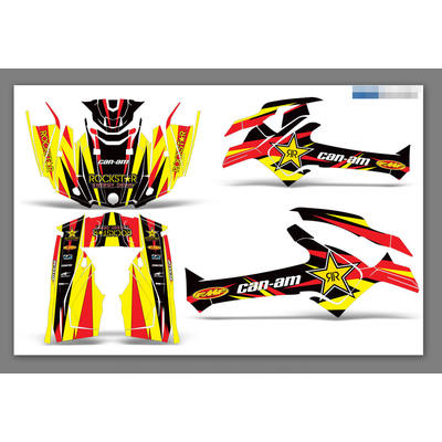 Наклейки на квадроцикл BRP Can-Am Outlander G2 2014-2022 №1636