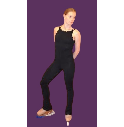 КОМБИНЕЗОН С ПЕРКРЕСТНЫМИ ЛЯМКАМИ С SWAROVSKI. (арт 503)