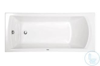 Ванна акриловая прямоугольная &quot;Монако XL&quot; 160х75 белая (Увеличенной глубины)