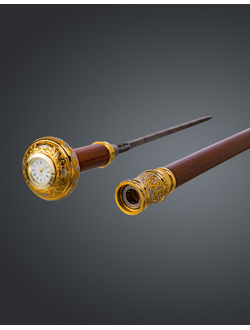 Трость с набалдашником и клинком "Тайм"