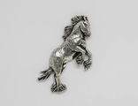 Значок Лошадь Тяжеловоз Шайр Брошь Ручной Работы в Подарок