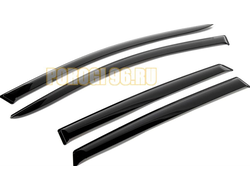 Дефлекторы окон AutoFlex, литьевой ПММА для Renault Logan II 2014-