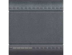 Bticino L4915M2N Клавиша 2 модуля с подсветкой антрацит