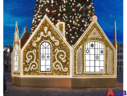 Ограждения для уличных елей