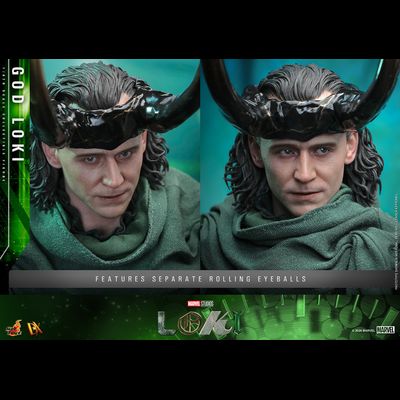 Бог времени Локи (Том Хиддлстон, "Локи") - Коллекционная фигурка 1/6 God Loki (DX40) - Hot Toys