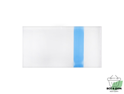 Обложка ПЭ 210 х 400 мм, 80 мкм, для тетрадей и дневников (в мягкой обложке), с клеевым краем, универсальная