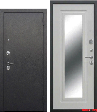 Царское зеркало серебро Белый ясень