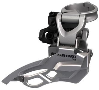 Перекл. передн. Sram X5, 3x9, ун. хомут, сереб.-черн.