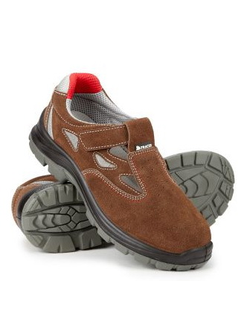 Сандалии ТРЕЙСЕР-АКТИВ коричневые, ПУ/ПУ