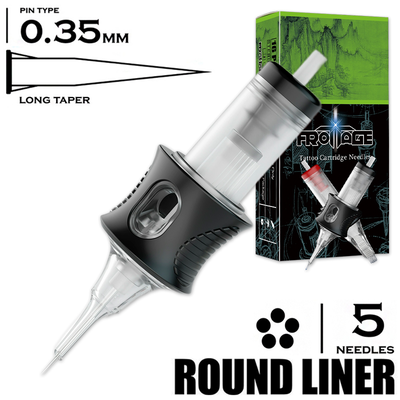 5 RLLT/0.35 - Round Liner Long Taper &quot;DragoArt Frottage&quot;