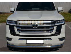 Защита переднего бампера d76 Toyota Land Cruiser 300 (Юбилейная) 2021-