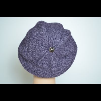 Кепка берет Vizio 4122 B W сиреневая