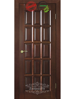 ЙОШКАР-ОЛА. МАССИВ СОСНЫ. КЛАССИКА (АНГЛИЙСКАЯ РЕШЕТКА). МИНДАЛЬ, ЛАК ICSAM (Италия). ПОЛОТНО ГЛУХОЕ