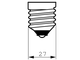Светодиодная PAR лампа LED Arlight E27 AR-PAR38-30L-18W 2700K 021837