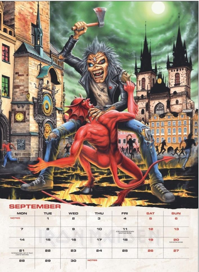 Iron Maiden Official Календарь 2026