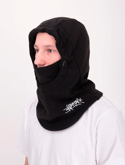 Балаклава из флиса Anteater Mask Черная фото 6