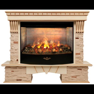 Электрокамин Sorento WT с очагом 3D FireStar 33