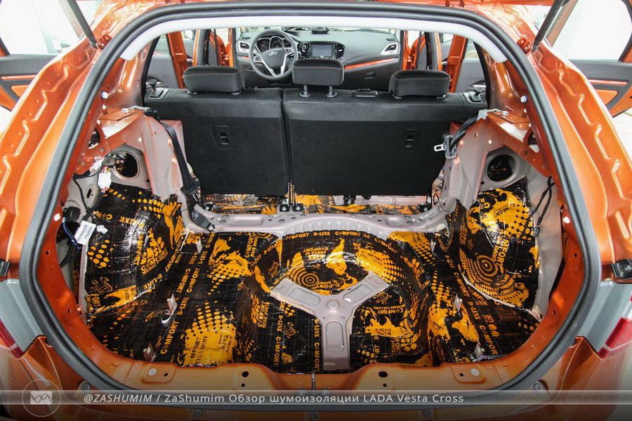 Шумоизоляция Лада Веста Кросс