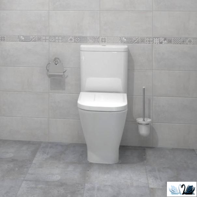 Унитаз с бачком Roca The GAP 342477000 34147000Y напольный горизонтальный выпуск с бачком