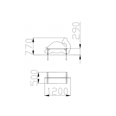 1522 Скамья «Черепаха»