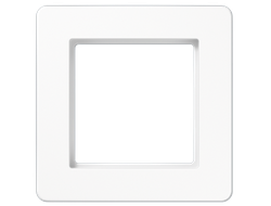 Jung AF581BFWW рамка 1 пост, цвет блестящий белый