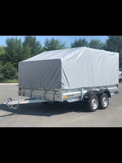 Прицеп «Спутник» (3420х2000х330) двухосный, оцинкованная рама, с силовым подрамником