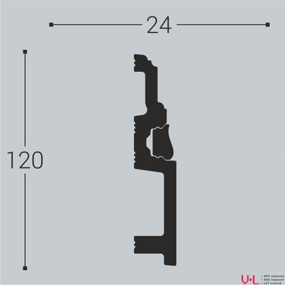 Плинтус Bello Deco XPS П6 2000х120х24