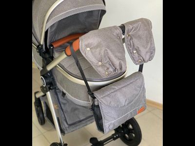 Детская коляска 2 в 1 Luxmom V9 Серый