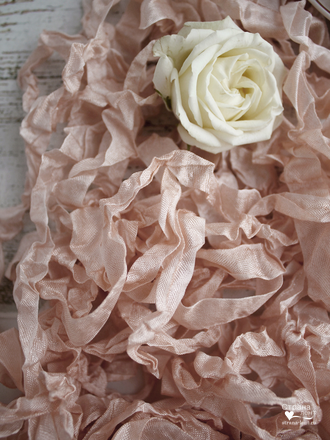 Шебби лента Греческий розовый в интернет магазине "Страна лент" детали