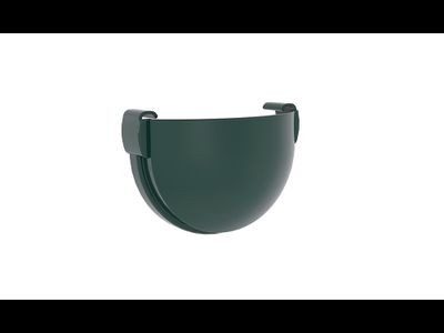 Заглушка желоба Дизайн 135 ПВХ Grand Line зеленый