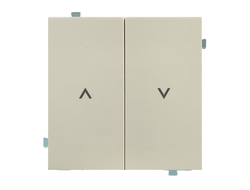 Выключатель для жалюзи (механизм + клавиша) лен