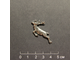 Значок ОЛЕНЬ в прыжке А60 Охотничий значок Охота на оленя Подарок Охотнику