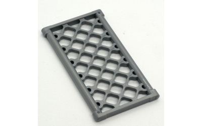 Pane for Window 1 x 4 x 6 Lattice Diamond, Flat Silver (5032 6508356)
