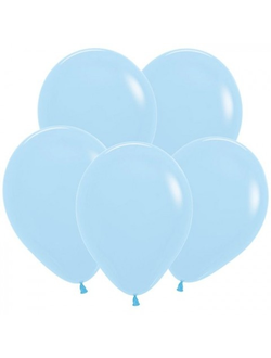 воздушный шар с гелием нежно-голубой 30 см., с доставкой Краснодар