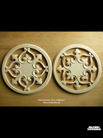 Резьба по дереву в круге