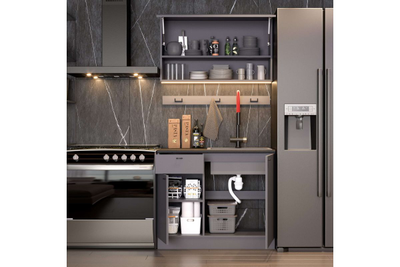 Кухонный Гарнитур "Энни" (1,0м) Графит