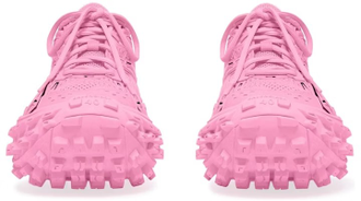 Balenciaga Defender Fashion Retro Distressed Low Dad Shoe Pink