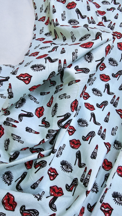 Хлопок 100% Ника 170469 Цвет 3 Голубой Кусок 2,80 метра