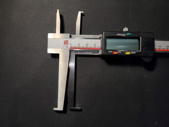 Штангенциркуль электронный 200 мм 0.01 для внутренних канавок