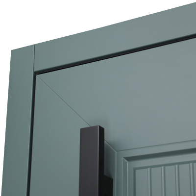 Стальная дверь   Зетта с зеркалом. Заказная модель.