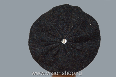 Vizio Италия 6427 берет черный цвет 9