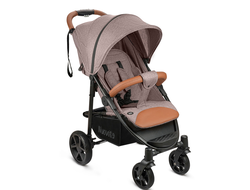 Коляска прогулочная Nuovita Corso Caffe, Nero/Кофейный, Черный