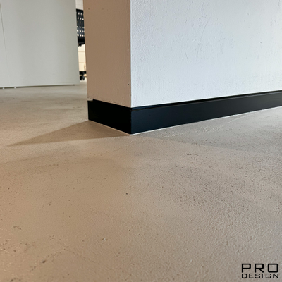 Плинтус скрытого монтажа PRO DESIGN Universal 235 анодированный