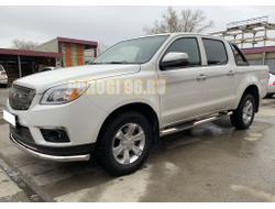 Пороги труба с проступью d76 для JAC T6