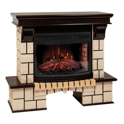 Электрический камин Стоун AO с очагом FireField 25